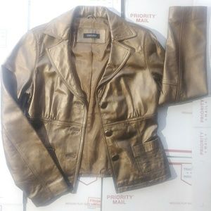 IDEOLOGY 100% leather Copper Metallic  s/M 